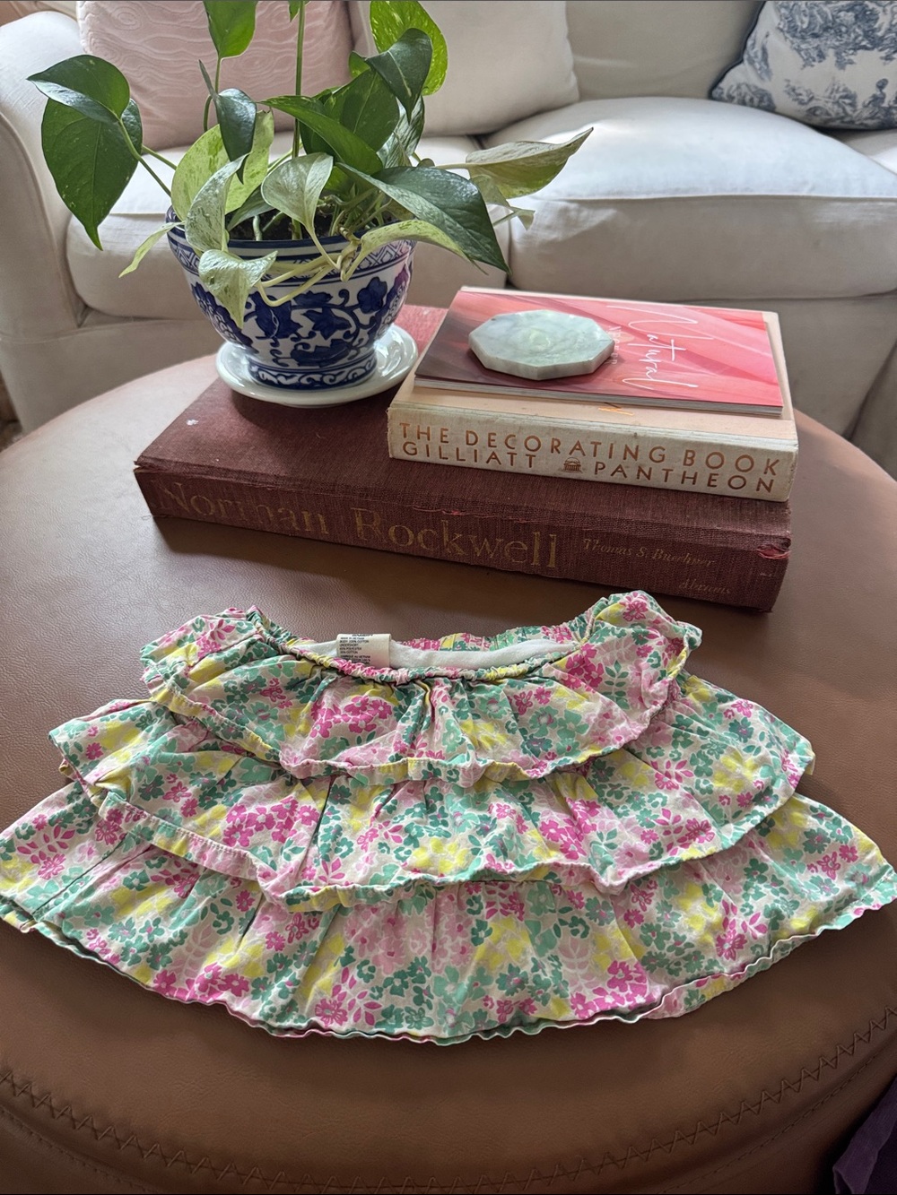 OshKosh B'gosh Floral Ruffle Toddler Skirt - Pink, Yellow & Mint